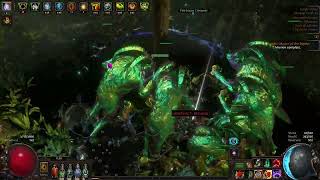 POE 324  Harvest farm using World Shatterer spectres Leap Slam Goat [upl. by Naltiac]