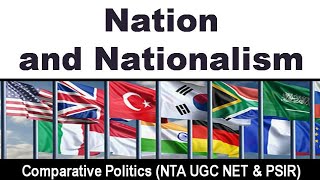 Nationalism and Nation State  Political Science Comparative Politics UGC NET in hindi [upl. by Mitman864]