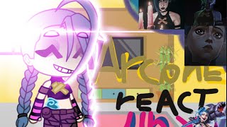 Arcane react jinx parte 2💜💙🩵✨ [upl. by Ailehpo]