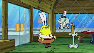 SpongeBob Clip Squidward Quits From Boss For a Day [upl. by Amilb]