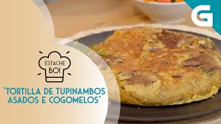 Tortilla de tupinambos asados e cogomelos [upl. by Anivahs]