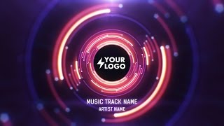 Audio React Tunnel Music Visualizer  After Effects Template by SoundVisiblecom [upl. by Dunc]