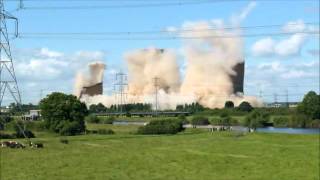 High Marnham Power Station Demolition [upl. by Noiroc159]