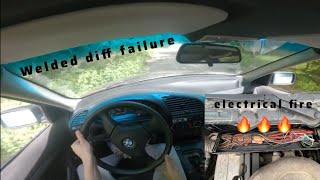 Trying to drift my 316i e36  Gone wrong [upl. by Seta987]