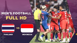 Full HD  U23 THÁI LAN  U23 INDONESIA  Đại chiến cực căng với cơn mưa thẻ đỏ [upl. by Baun275]