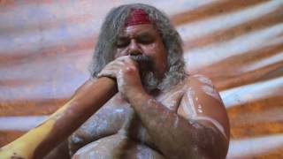 Traditional Didgeridoo Rhythms by Lewis Burns Aboriginal Australian Artist [upl. by Karleen]