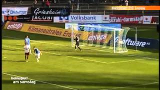 16 Spieltag SV Darmstadt 98  RasenBallsport Leipzig 091113 hr [upl. by Haelahk]