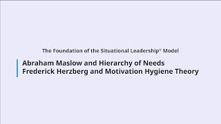 Abraham Maslow and Hierarchy of Needs amp Frederick Herzberg and Motivation Hygiene Theory [upl. by Halik]