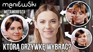 Jak obciąć grzywkę by pasowała do Ciebie  3 propozycje grzywek Metamorfoza MACIEJ MANIEWSKI [upl. by Nolly952]