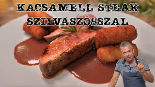 Kacsadarabolás  Kacsamell steak szilvaszósszal [upl. by Shaya]