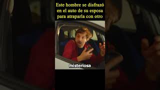 🤣Este hombre se disfrazo en el auto de su esposa moviemovie verpeliculas [upl. by Rebba]