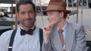 Lucifer Season 5 Tom Ellis and Cast Tease 1940s Noir Episode Exclusive [upl. by Eceinahs]