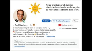 LinkedIn les clés du succès Cyril Bladier [upl. by Amluz]