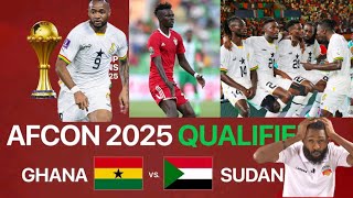 🔴LIVE FROM ACCRA GHANA BLACK STARS VS SUDAN2025 AFCON QUALIFIERS [upl. by Cotterell921]