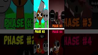 Phase 1 VS Phase 2 VS Phase 3 VS Phase 4 in Incredibox Sprunki 7 sprunki [upl. by Nnoj]