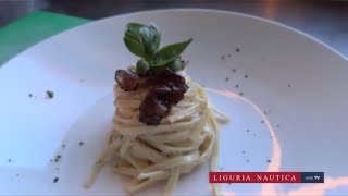 Tagliatelle crema di mascarpone gamberi e tartufo nero [upl. by Allin950]