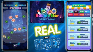 Merge Game Bubble Star Real Or Fake  Merge Game Bubble Star Withdrawal  Merge Game Legit Ba [upl. by Constance988]