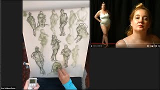 quotIntro to Drawing the Human Figure and Portraitquot Demo Class with Ken Goldman 1621 [upl. by Flavio]