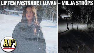 Milja 14 ströps av skidliften och svimmade ”Trodde det här var slutet” [upl. by Anuat]