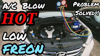 How I Found the AC Leak on My Hyundai Santa Fe Sport [upl. by Oicnedif49]