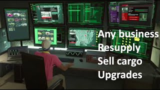 Manage any business via Master Control Terminal in Arcade GTA Online  resupply sell upgrade [upl. by Ynavoeg]