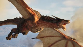 Tyrant Dragon Animation  Unreal Engine 54 [upl. by Eslud]