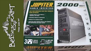 Jupiter 2000 Watt Power Inverter from Harbor Freight [upl. by Anicart489]