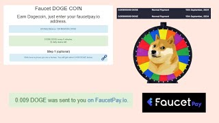 Claim DOGE  free DOGE  withdraw to FaucetPay no timer no shrorlink freecrypto crypto dogecoin [upl. by Elamef]