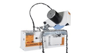 Chain Grinder Automatic  Chain Sharpening Robot  LOGOSOL [upl. by Edylc]