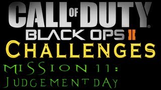 Black Ops 2 Mission 11  Judgement Day All Challenges Walkthrough HD 1080p [upl. by Adnahsed]