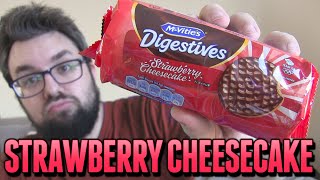 McVities Digestives Strawberry Cheescake Review [upl. by Owain538]