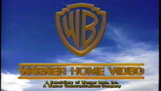 Warner Home Video 1990 Company Logo VHS Capture [upl. by Ahsehyt]