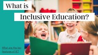 What is inclusive education [upl. by Clava]