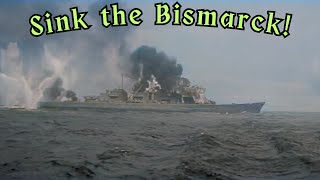 Sink the Bismarck 1960  colorized [upl. by Aldus]