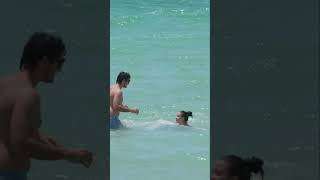 2nd to the last clip of our favorite couple at the Bal Harbour beach near hauloverinlet [upl. by Alexandra]