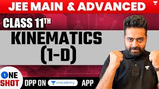 KINEMATICS 1D In One Shot  JEE Main amp Advanced  Class 11 Physics JEEnius [upl. by Ecnaiva]