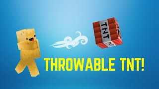 How To Make Throwable TNT On Minecraft Using Commands [upl. by Kane]