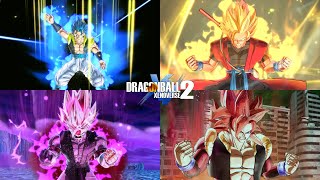 All SDBH Characters Best Transformations amp Fusions  Dragon Ball Xenoverse 2 Mods [upl. by Atoiganap]