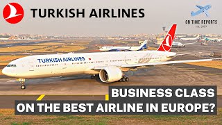 Turkish Airlines BUSINESS CLASS Boeing 777300ER  Athens to Istanbul TRIP REPORT [upl. by Servetnick]