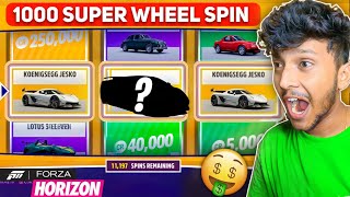 FINALLY LUCKIEST 10000 SUPER WHEEL SPIN OPENING 😍 FORZA Horizon 5  LOGITECH G29 [upl. by Eimmas812]