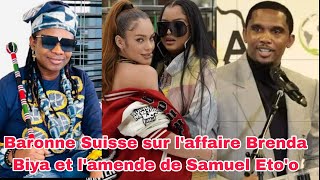 Baronne Suisse et dautres donnent leurs avis sur laffaire Brenda et sur lamende de Samuel Etoo [upl. by Leifeste]