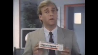 Mentadent P Toothpaste 1980s Advert Commercial Advertisement  PLEASE SUBSCRIBE  Paris Ascot [upl. by Nagirrek]