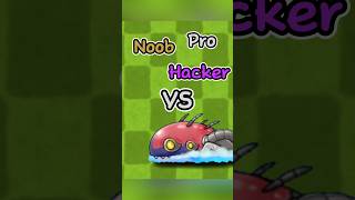 PVZ Fusion  Noob vs Pro vs Hacker  SharkMarine pvz memes shorts [upl. by Illak]