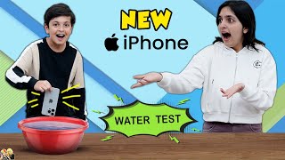 NEW iPHONE 📱 Water Test  Unboxing of iPHONE 15 Pro  Surprise gift for Aayu  Aayu and Pihu Show [upl. by Anaderol874]