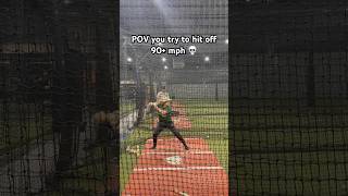 Hitting 90 MPH Fastball‼️ [upl. by Moon657]