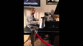 Jurabo Wells plays the Horowitz Steinway at Amro Music Memphis [upl. by Einatsed]