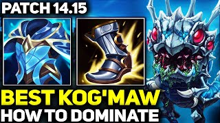 How to Dominate 1v9 KogMaw Gameplay  RANK 1 BEST KOGMAW IN THE WORLD  League of Legends [upl. by Leuas649]