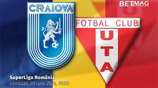 CS UNIVERSITATEA CRAIOVA 42 UTA ARAD  SUPERLIGA  ETAPA 2  SUNET AUDIO [upl. by Enilekaj]