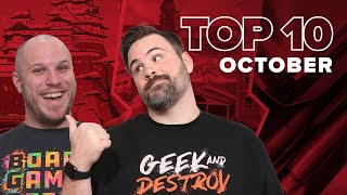 Top 10 Hottest Board Games October 2023  The Best of BGG [upl. by Podvin]