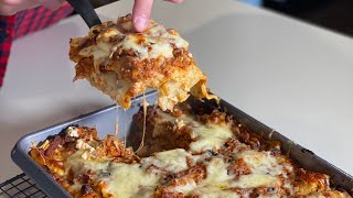 Best lasagna you have ever had Homemade pasta [upl. by Adall]